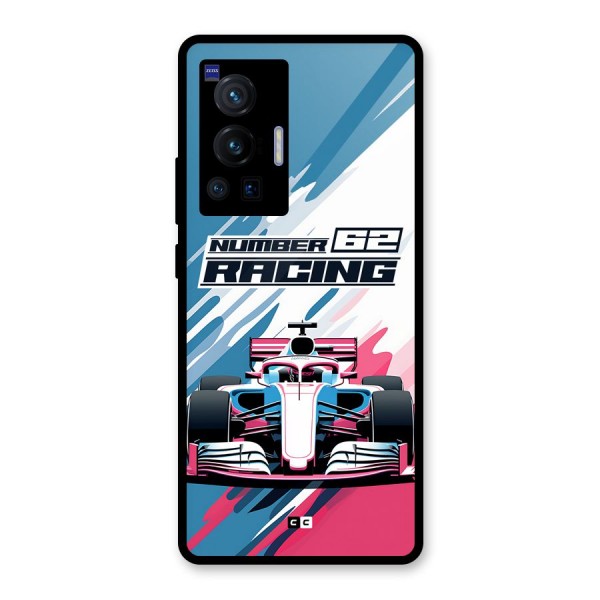 Motor Racing Glass Back Case for Vivo X70 Pro