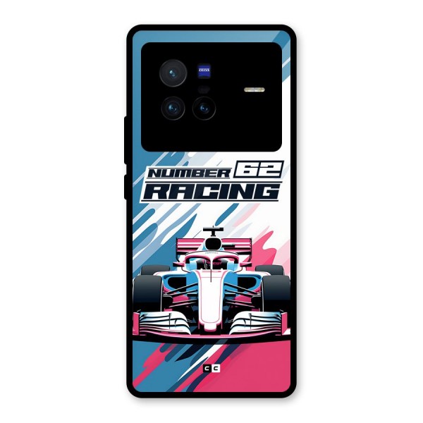 Motor Racing Glass Back Case for Vivo X80