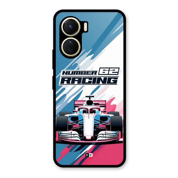 Motor Racing Glass Back Case for Vivo Y16