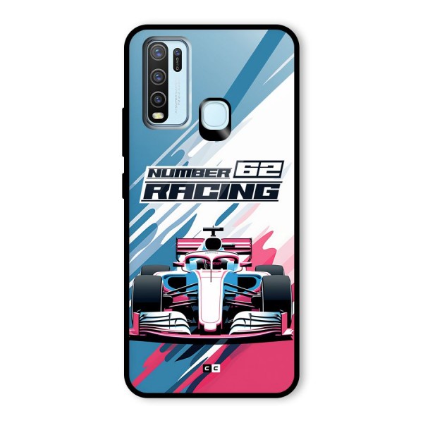 Motor Racing Glass Back Case for Vivo Y50