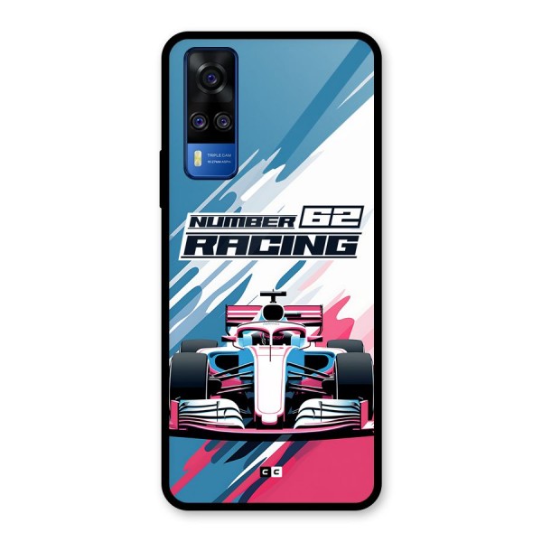 Motor Racing Glass Back Case for Vivo Y51