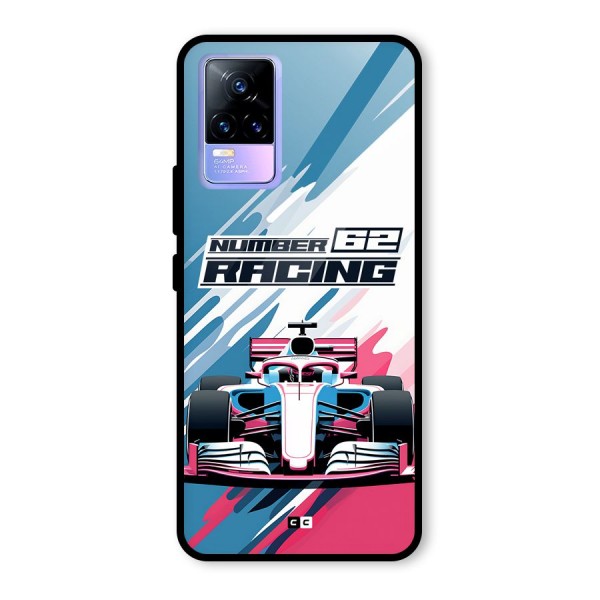 Motor Racing Glass Back Case for Vivo Y73