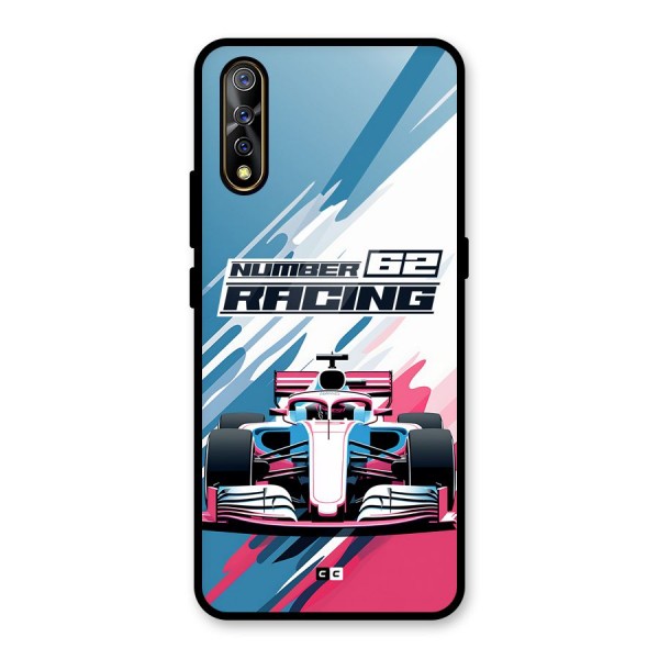 Motor Racing Glass Back Case for Vivo Z1x