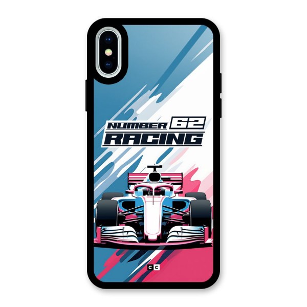 Motor Racing Glass Back Case for iPhone X