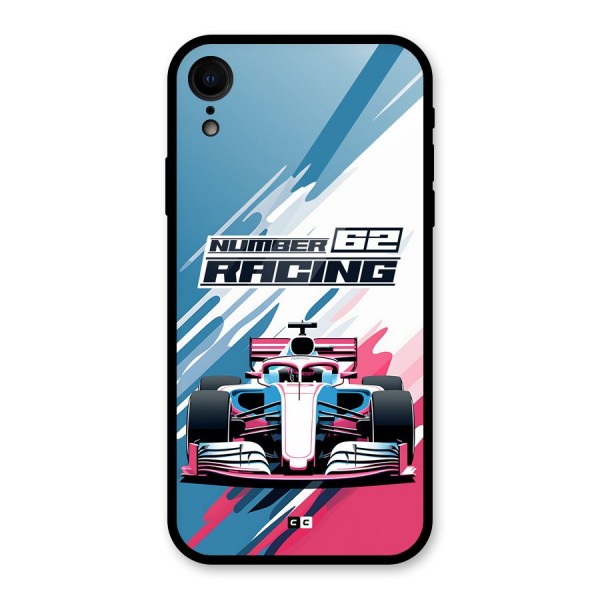 Motor Racing Glass Back Case for iPhone XR