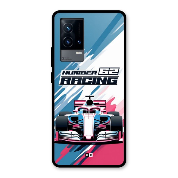 Motor Racing Glass Back Case for iQOO 9 5G