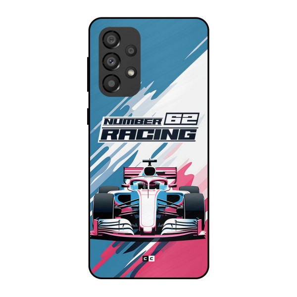 Motor Racing Metal Back Case for Galaxy A33 5G