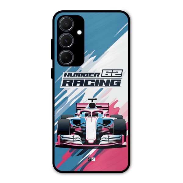 Motor Racing Metal Back Case for Galaxy A35