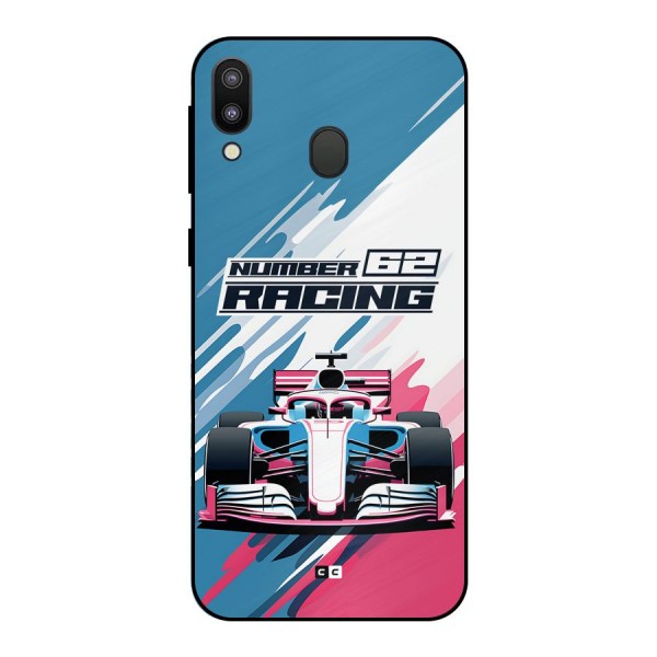 Motor Racing Metal Back Case for Galaxy M20