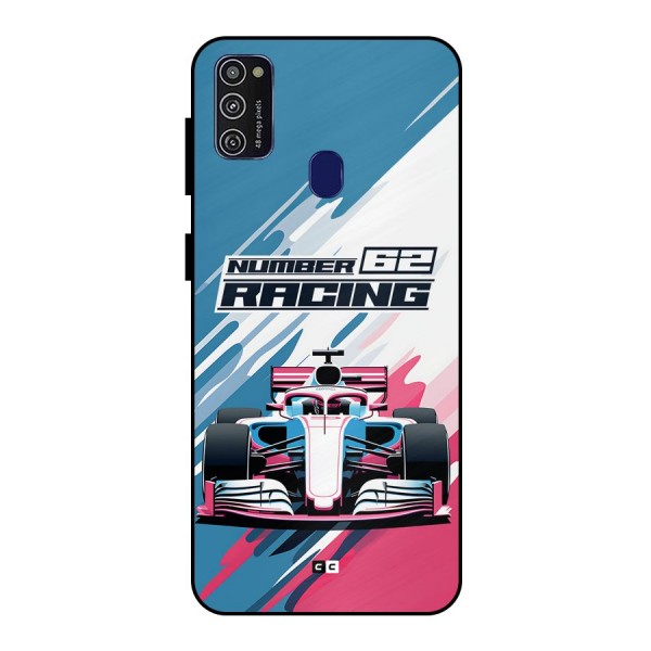 Motor Racing Metal Back Case for Galaxy M21