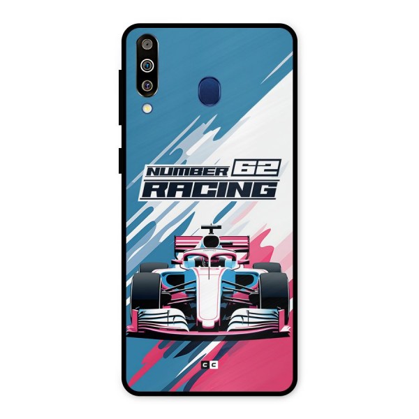 Motor Racing Metal Back Case for Galaxy M30