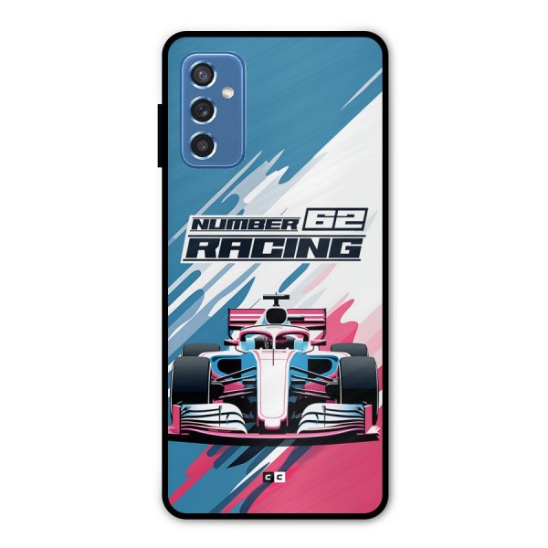 Motor Racing Metal Back Case for Galaxy M52 5G