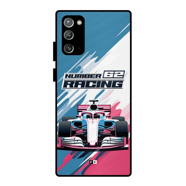 Motor Racing Metal Back Case for Galaxy Note 20