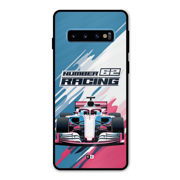 Motor Racing Metal Back Case for Galaxy S10