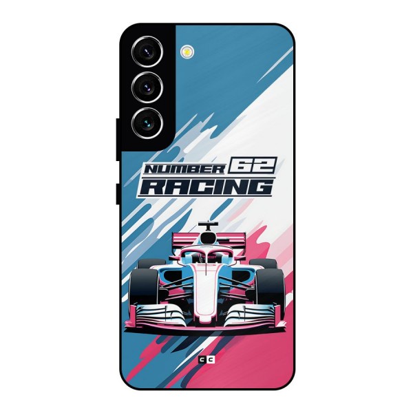 Motor Racing Metal Back Case for Galaxy S22 5G