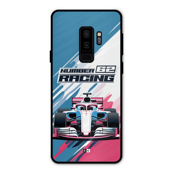 Motor Racing Metal Back Case for Galaxy S9 Plus