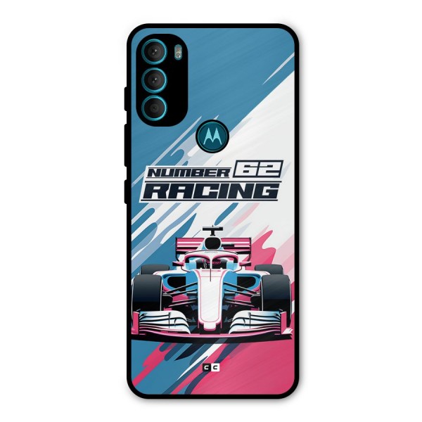 Motor Racing Metal Back Case for Moto G71 5G