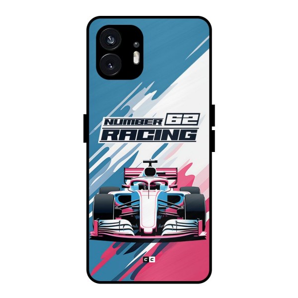 Motor Racing Metal Back Case for Nothing Phone 2