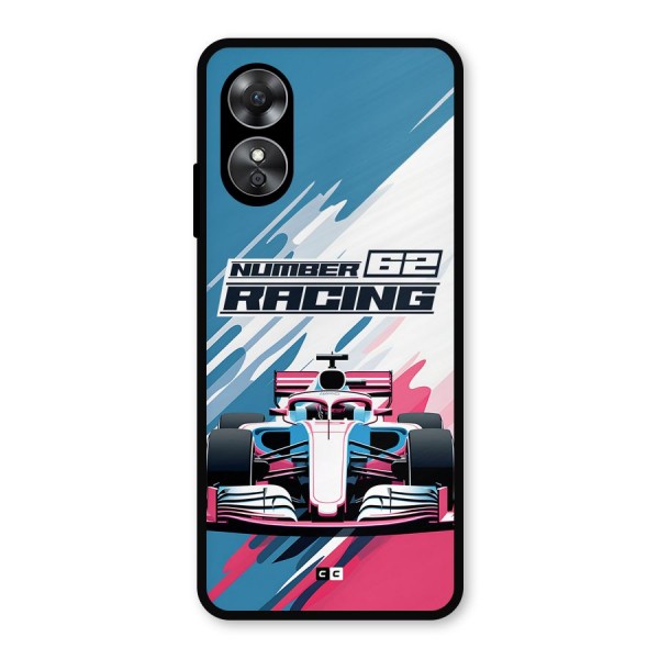 Motor Racing Metal Back Case for Oppo A17