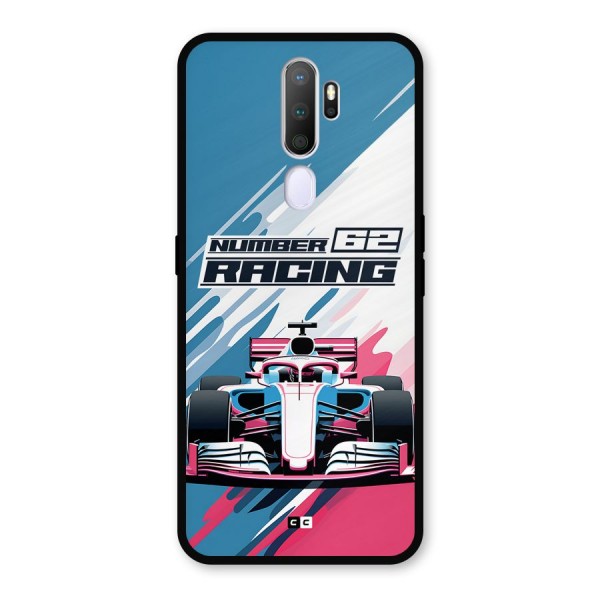 Motor Racing Metal Back Case for Oppo A5 (2020)