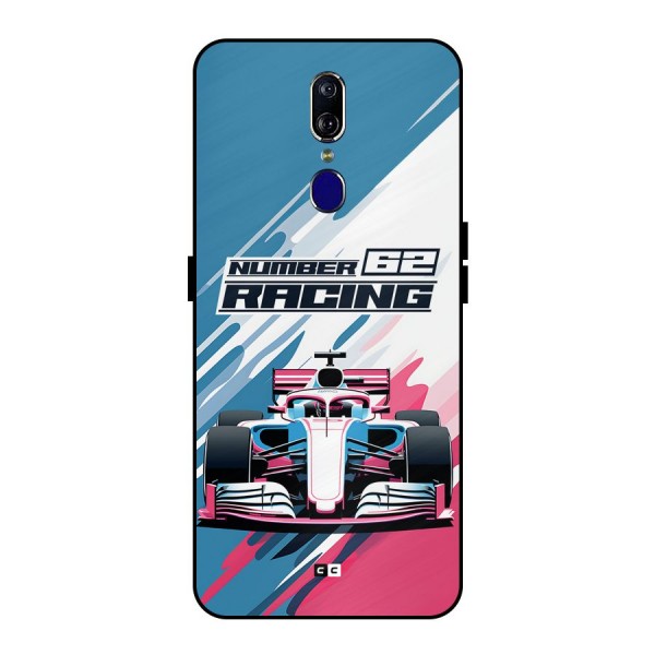 Motor Racing Metal Back Case for Oppo F11