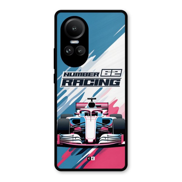 Motor Racing Metal Back Case for Oppo Reno10