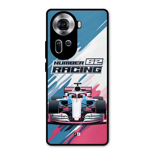 Motor Racing Metal Back Case for Oppo Reno11 5G