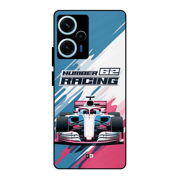 Motor Racing Metal Back Case for Poco F5