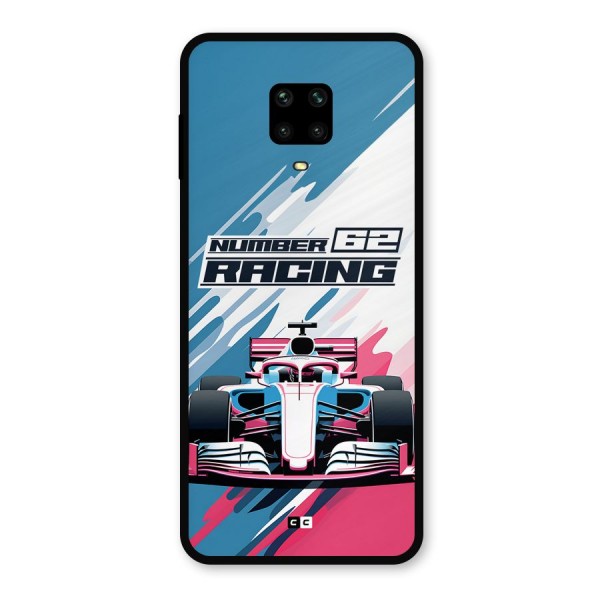 Motor Racing Metal Back Case for Poco M2