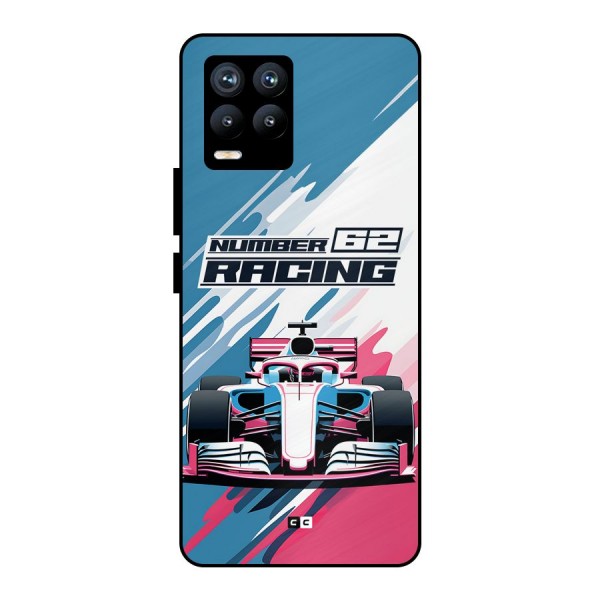 Motor Racing Metal Back Case for Realme 8