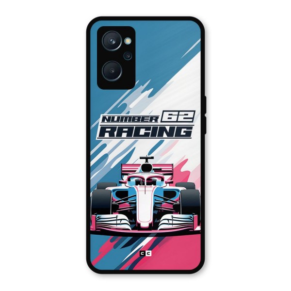 Motor Racing Metal Back Case for Realme 9i