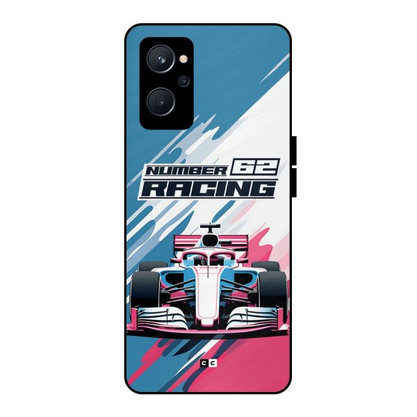 Motor Racing Metal Back Case for Realme 9i 5G