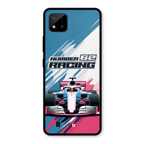 Motor Racing Metal Back Case for Realme C11 2021