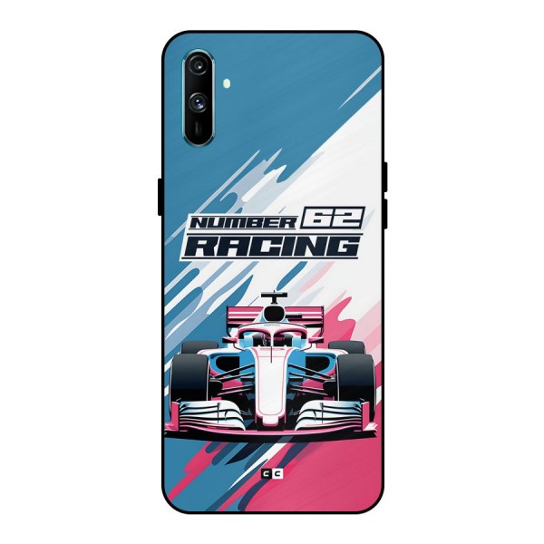 Motor Racing Metal Back Case for Realme C3