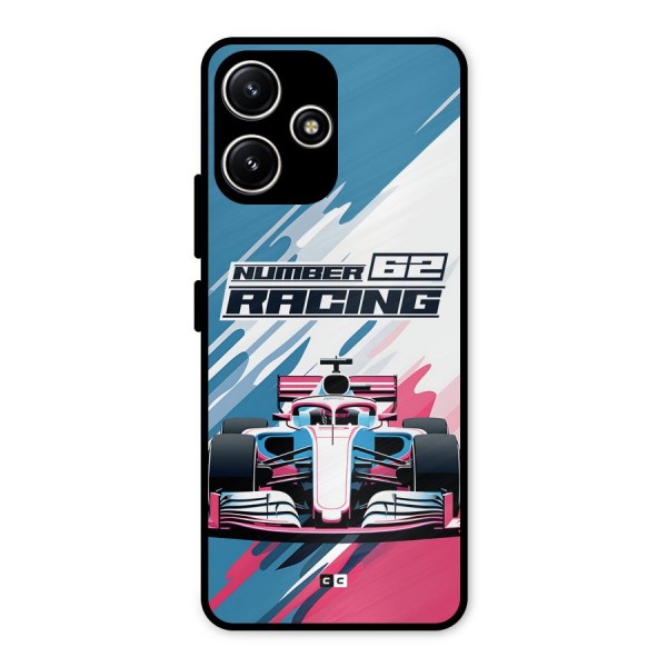 Motor Racing Metal Back Case for Redmi 12 5G