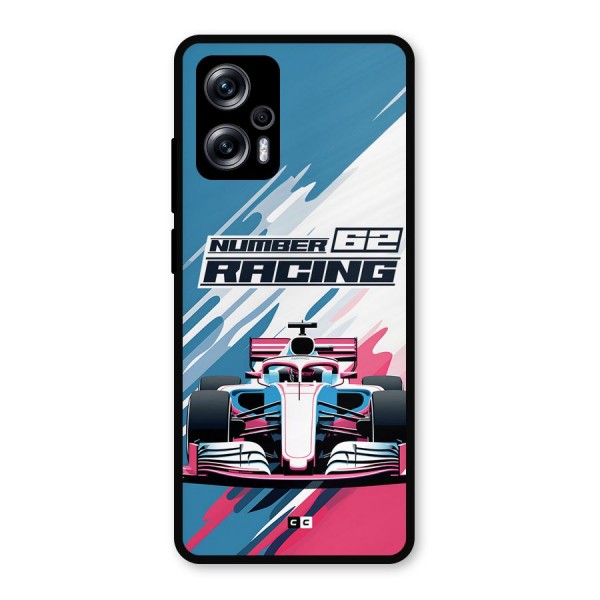 Motor Racing Metal Back Case for Redmi K50i