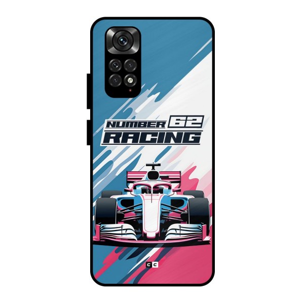 Motor Racing Metal Back Case for Redmi Note 11 Pro