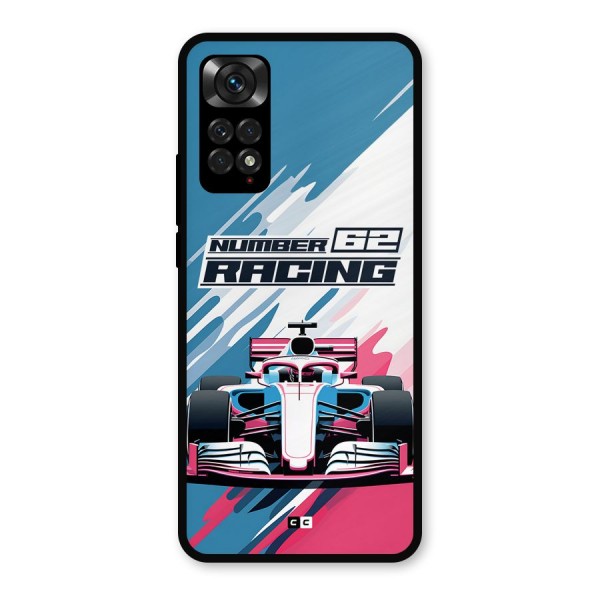 Motor Racing Metal Back Case for Redmi Note 11s