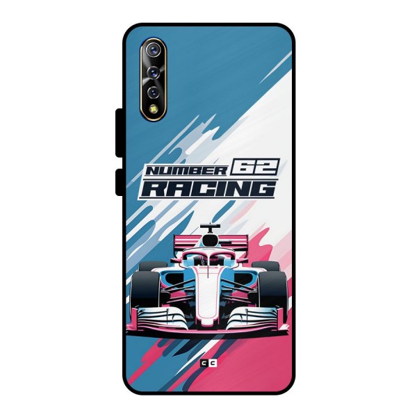 Motor Racing Metal Back Case for Vivo S1