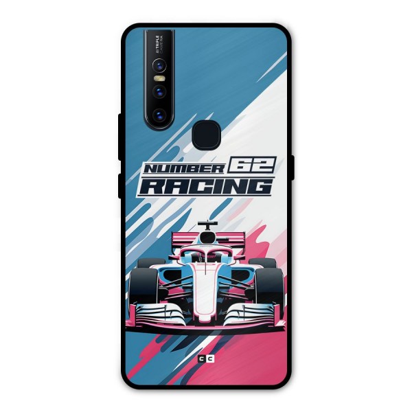 Motor Racing Metal Back Case for Vivo V15