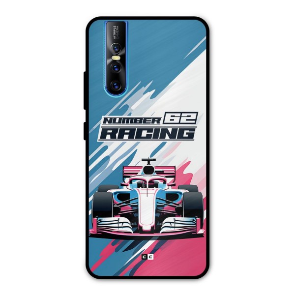 Motor Racing Metal Back Case for Vivo V15 Pro