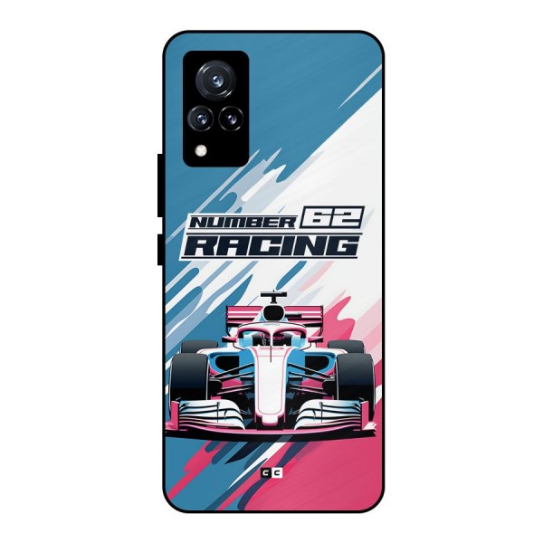 Motor Racing Metal Back Case for Vivo V21 5G