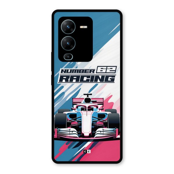 Motor Racing Metal Back Case for Vivo V25 Pro