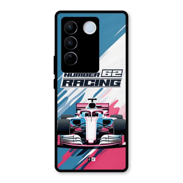 Motor Racing Metal Back Case for Vivo V27 Pro