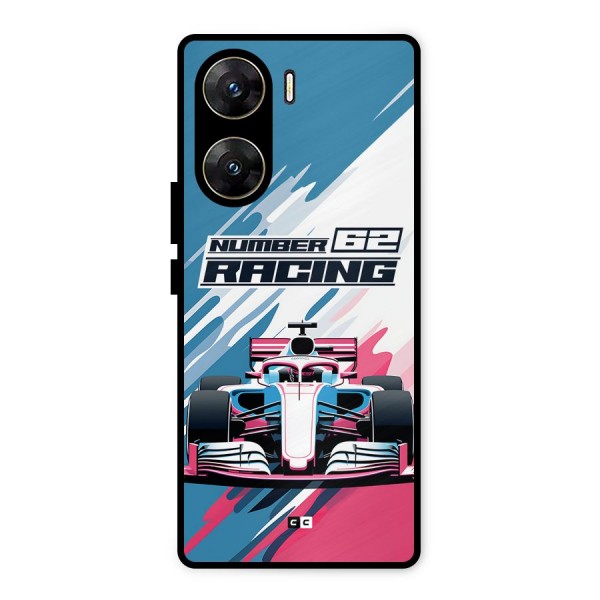 Motor Racing Metal Back Case for Vivo V29e