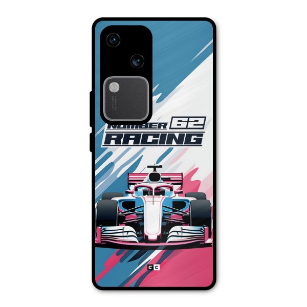 Motor Racing Metal Back Case for Vivo V30