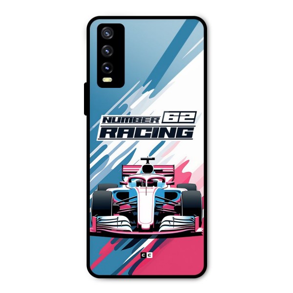 Motor Racing Metal Back Case for Vivo Y20 2021