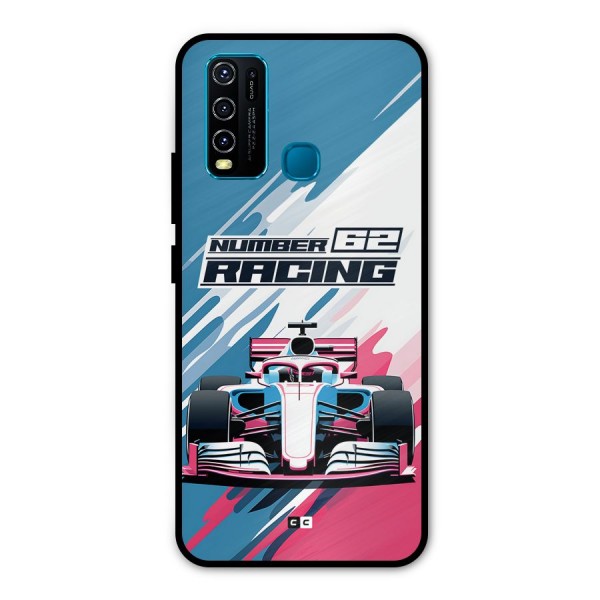 Motor Racing Metal Back Case for Vivo Y30