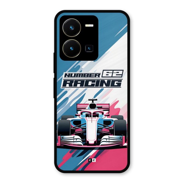 Motor Racing Metal Back Case for Vivo Y35