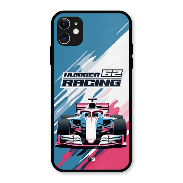 Motor Racing Metal Back Case for iPhone 11